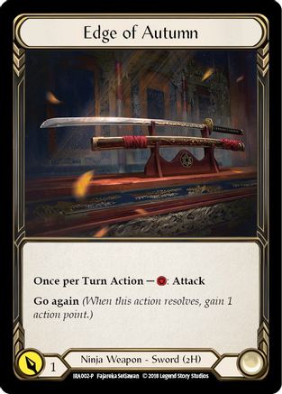 Image of Edge of Autumn [IRA002-P] (Ira Welcome Deck)  1st Edition Normal