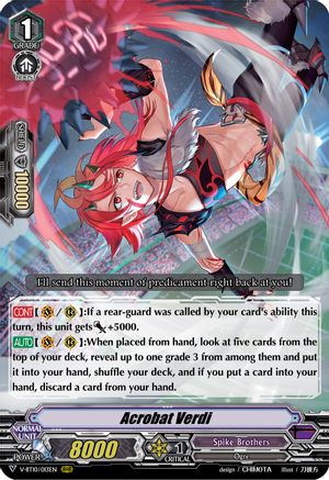 Image of Acrobat Verdi (PHANTOM DRAGON AEON)