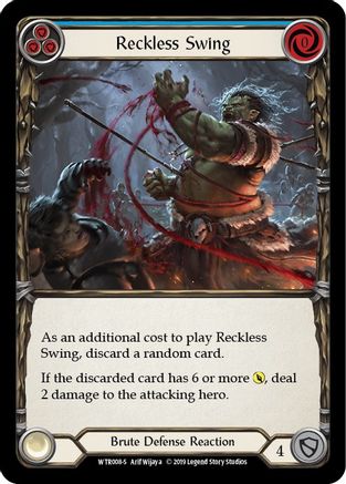 Image of Reckless Swing [WTR008-S] (Welcome to Rathe)  Alpha Print Normal