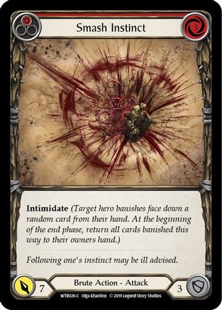 Image of Smash Instinct (Red) [WTR026-C] (Welcome to Rathe)  Alpha Print Normal
