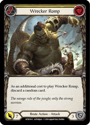 Image of Wrecker Romp (Yellow) [U-WTR030] (Welcome to Rathe Unlimited)  Unlimited Normal