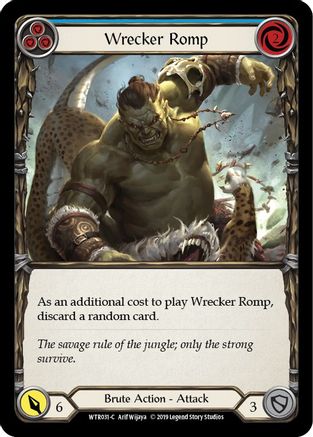 Image of Wrecker Romp (Blue) [WTR031-C] (Welcome to Rathe)  Alpha Print Normal