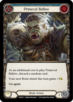 Image of Primeval Bellow (Blue) [U-WTR037] (Welcome to Rathe Unlimited)  Unlimited Normal