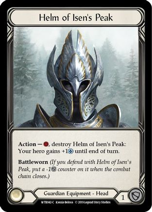 Image of Helm of Isen's Peak [U-WTR042] (Welcome to Rathe Unlimited)  Unlimited Normal