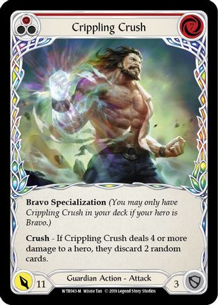 Image of Crippling Crush [U-WTR043] (Welcome to Rathe Unlimited)  Unlimited Rainbow Foil