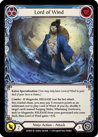Image of Lord of Wind [WTR081-M] (Welcome to Rathe)  Alpha Print Normal