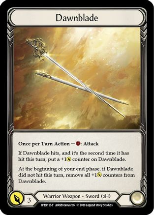 Image of Dawnblade // Harmonized Kodachi [WTR115 // WTR078] (Welcome to Rathe Unlimited)