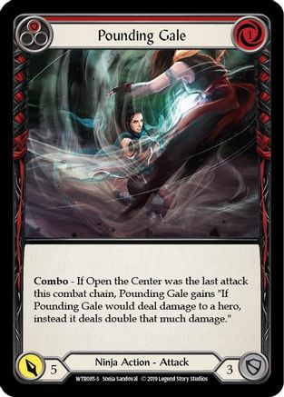 Image of Pounding Gale [WTR085-S] (Welcome to Rathe)  Alpha Print Rainbow Foil