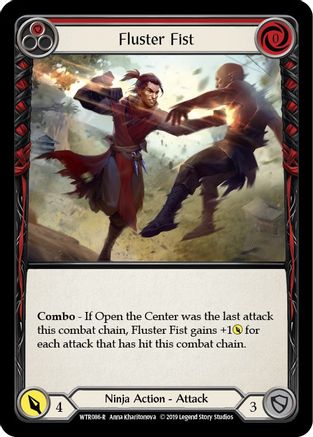 Image of Fluster Fist (Red) [WTR086-R] (Welcome to Rathe)  Alpha Print Rainbow Foil
