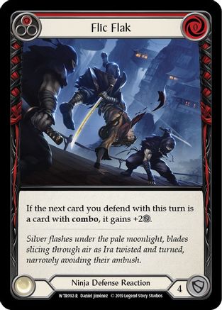 Image of Flic Flak (Red) [U-WTR092] (Welcome to Rathe Unlimited)  Unlimited Rainbow Foil