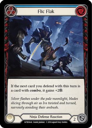 Image of Flic Flak (Blue) [U-WTR094] (Welcome to Rathe Unlimited)  Unlimited Rainbow Foil