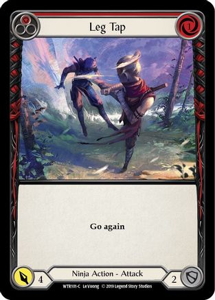 Image of Leg Tap (Red) [WTR101-C] (Welcome to Rathe)  Alpha Print Rainbow Foil