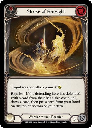 Image of Stroke of Foresight (Red) [U-WTR138] (Welcome to Rathe Unlimited)  Unlimited Normal