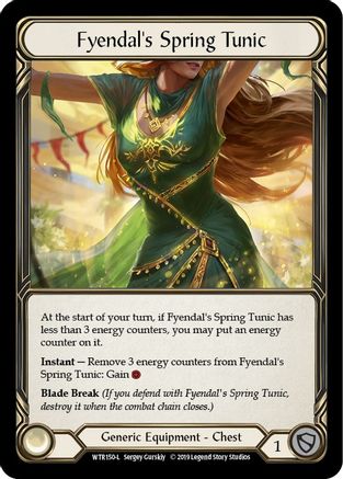 Image of Fyendal's Spring Tunic [WTR150-L] (Welcome to Rathe)  Alpha Print Cold Foil
