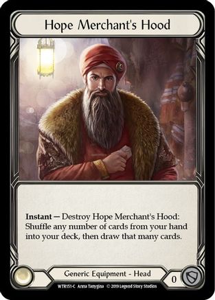 Image of Hope Merchant's Hood [WTR151-C] (Welcome to Rathe)  Alpha Print Normal