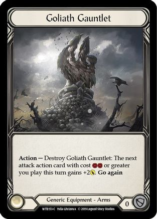Image of Goliath Gauntlet [WTR153-C] (Welcome to Rathe)  Alpha Print Cold Foil