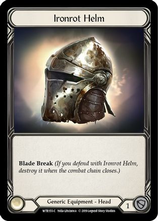 Image of Ironrot Helm [U-WTR155] (Welcome to Rathe Unlimited)  Unlimited Normal