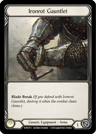 Image of Ironrot Gauntlet [U-WTR157] (Welcome to Rathe Unlimited)  Unlimited Normal
