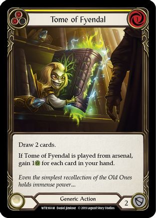 Image of Tome of Fyendal [WTR160-M] (Welcome to Rathe)  Alpha Print Rainbow Foil