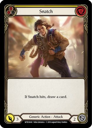 Image of Snatch (Yellow) [U-WTR168] (Welcome to Rathe Unlimited)  Unlimited Rainbow Foil