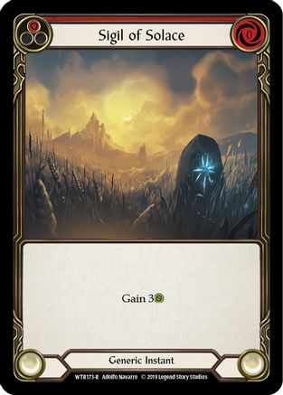 Image of Sigil of Solace (Red) [WTR173-R] (Welcome to Rathe)  Alpha Print Normal