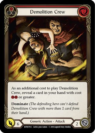 Image of Demolition Crew (Red) [WTR179-C] (Welcome to Rathe)  Alpha Print Normal