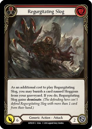 Image of Regurgitating Slog (Red) [WTR197-C] (Welcome to Rathe)  Alpha Print Rainbow Foil