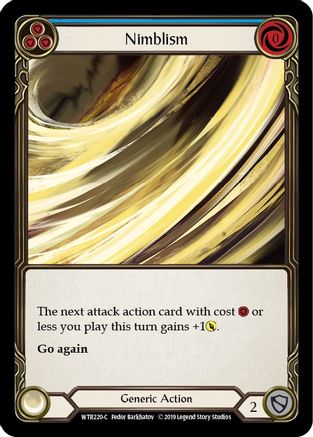 Image of Nimblism (Blue) [U-WTR220] (Welcome to Rathe Unlimited)  Unlimited Rainbow Foil