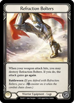 Image of Refraction Bolters [TEA007-C] (Dorinthea Hero Deck)  1st Edition Normal