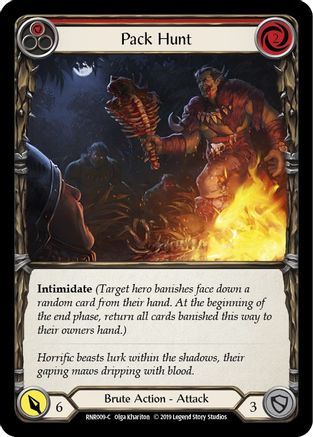 Image of Pack Hunt (Red) [RNR009-C] (Rhinar Hero Deck)  1st Edition Normal