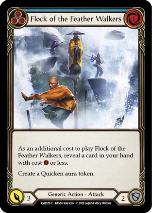 Image of Flock of the Feather Walkers (Blue) [RNR027-C] (Rhinar Hero Deck)  1st Edition Normal