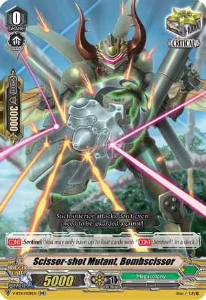 Image of Scissor-shot Mutant, Bombscissor (PHANTOM DRAGON AEON)