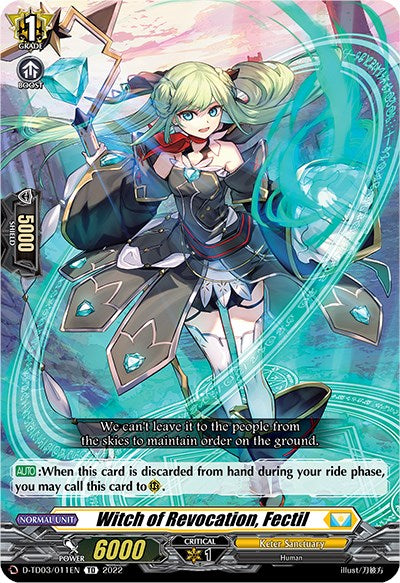 Image of Witch of Revocation, Fectil (D-TD03/011EN) [Raika Koshiba -Skyfall Executors-]