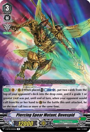 Image of Piercing Spear Mutant, Dovespid (PHANTOM DRAGON AEON)