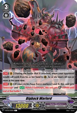 Image of Bigback Warlord (PHANTOM DRAGON AEON)