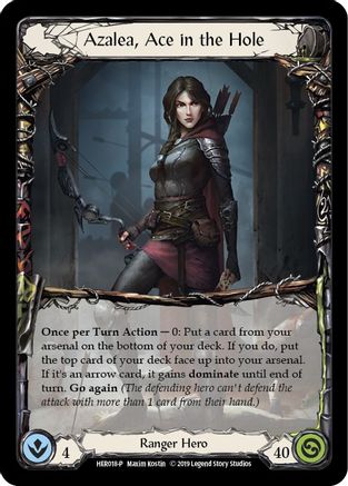 Image of Azalea, Ace in the Hole [HER018-P] (Promo)  1st Edition Rainbow Foil