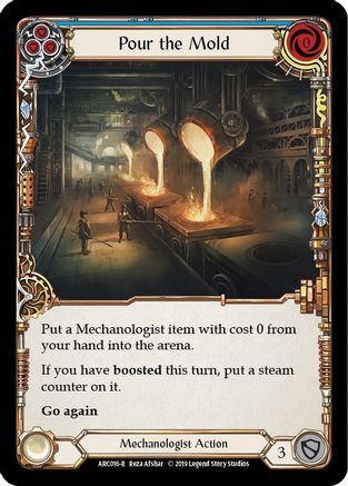 Image of Pour the Mold (Blue) [ARC016-R] (Arcane Rising)  1st Edition Normal