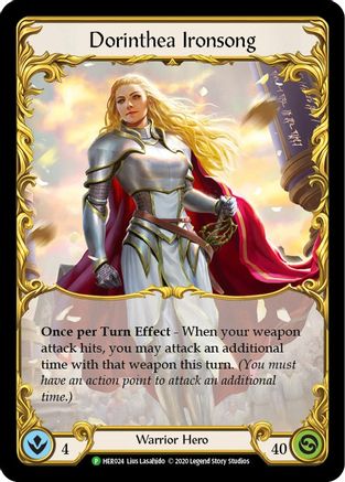Image of Dorinthea Ironsong [HER024] (Promo)  1st Edition Rainbow Foil