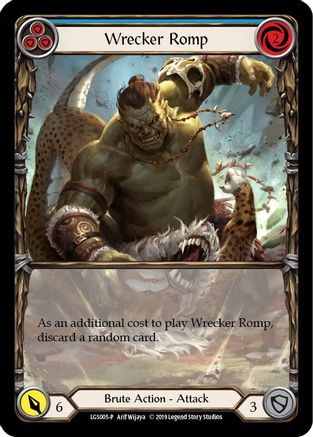 Image of Wrecker Romp (Blue) [LGS005-P] (Promo)  1st Edition Normal