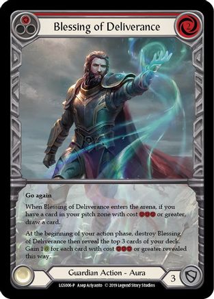 Image of Blessing of Deliverance (Red) [LGS006-P] (Promo)  1st Edition Normal
