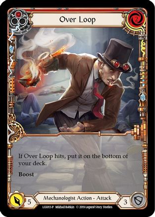 Image of Over Loop (Red) [LGS013-P] (Promo)  1st Edition Normal