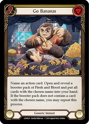 Image of Go Bananas [LSS002-P] (Promo)  1st Edition Rainbow Foil