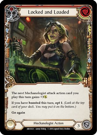 Image of Locked and Loaded (Red) [U-ARC032] (Arcane Rising Unlimited)  Unlimited Rainbow Foil