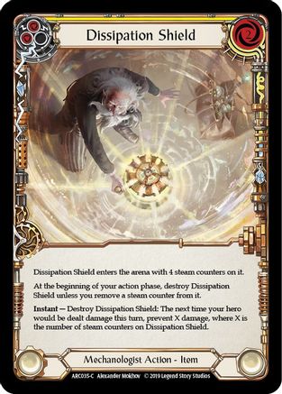 Image of Dissipation Shield [U-ARC035] (Arcane Rising Unlimited)  Unlimited Rainbow Foil