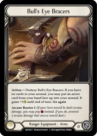 Image of Bull's Eye Bracers [U-ARC042] (Arcane Rising Unlimited)  Unlimited Normal