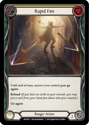 Image of Rapid Fire [ARC047-S] (Arcane Rising)  1st Edition Normal
