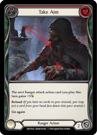 Image of Take Aim (Red) [ARC054-R] (Arcane Rising)  1st Edition Normal