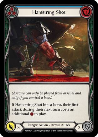 Image of Hamstring Shot (Blue) [ARC062-C] (Arcane Rising)  1st Edition Normal