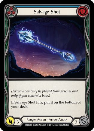 Image of Salvage Shot (Blue) [ARC068-C] (Arcane Rising)  1st Edition Normal