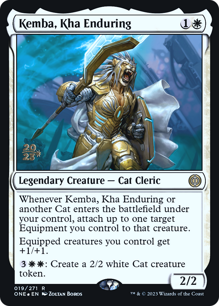 Image of Kemba, Kha Enduring [Phyrexia: All Will Be One Prerelease Promos]